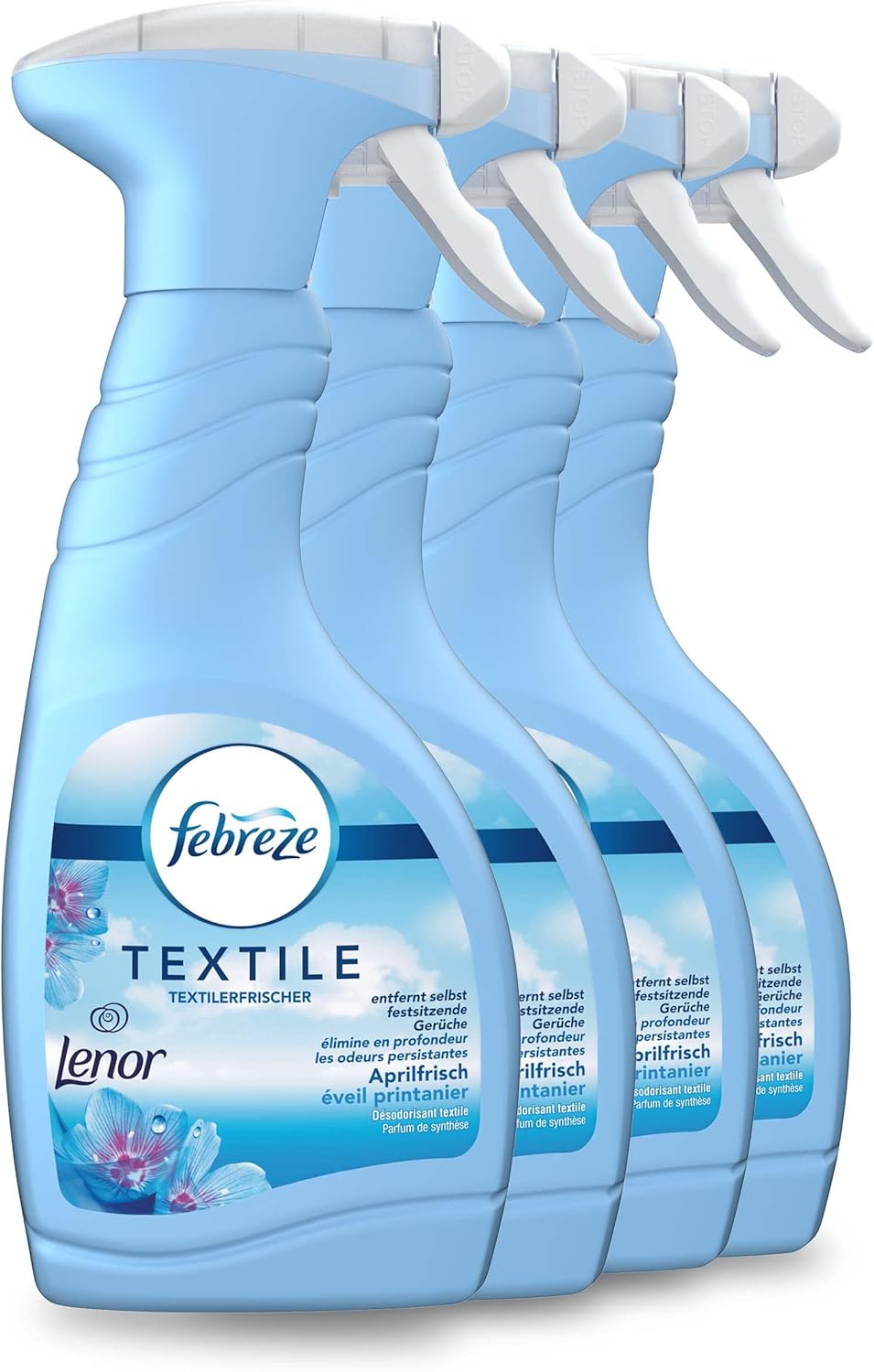 Febreze Lenor Aprilfrisch Textilerfrischerspray 4x500 ml
