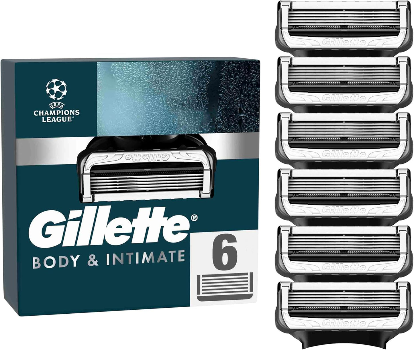 Gillette · Intimate Rasierklingen 6 Stück
