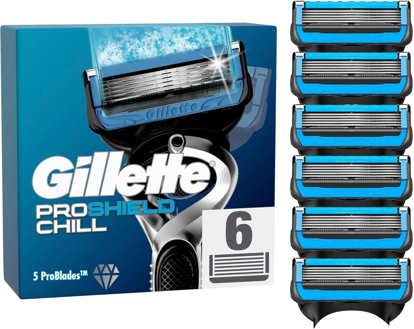 Gillette · ProShield Chill 6 Rasierklingen