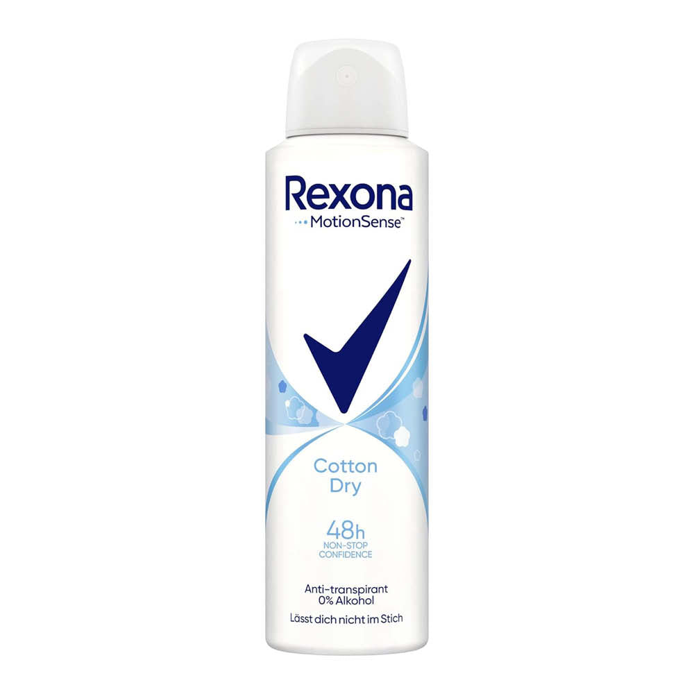 Rexona Motion Sense · Cotton Dry Deo Spray 6x150ml