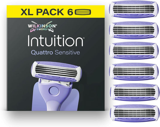 Wilkinson Sword Intuition Quattro Sensitive 6 Ersatzklingen
