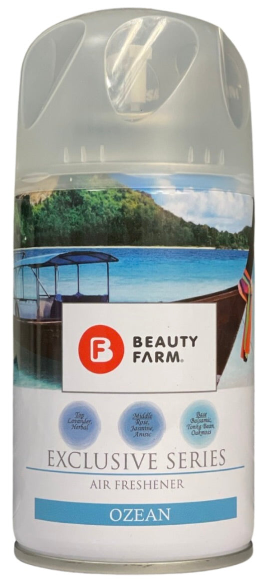 3x250ml BF Beauty Farm Nachfüller Raumduft und Lufterfrischer für automatische Duftspender