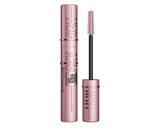 Maybelline New York Schwarze Wimperntusche für extrem lange Wimpern, Lash Sensational Sky High Mascara, Very Black, 7,2 ml