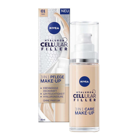 Nivea · Hyaluron Cellular Filler 3in1 Pflege Make-Up